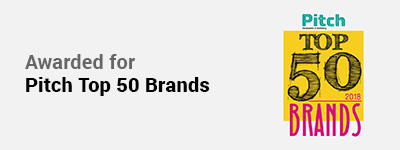 Pitch Top 50 brands