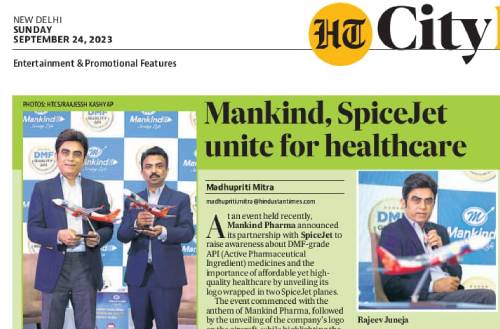 Mankind, SpiceJet unite for Healthcare